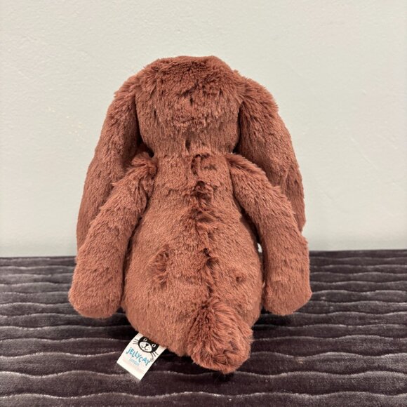 RARE Jellycat Medium Bashful Fudge Bunny BNWT - Picture 5 of 6